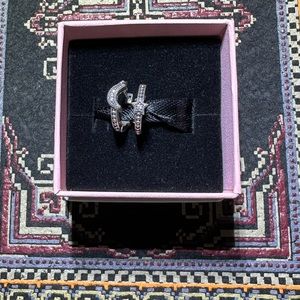 Pandora star and moon earring hoops